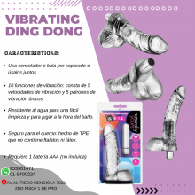 Naturally Yours Vibrating Ding Dong transparente